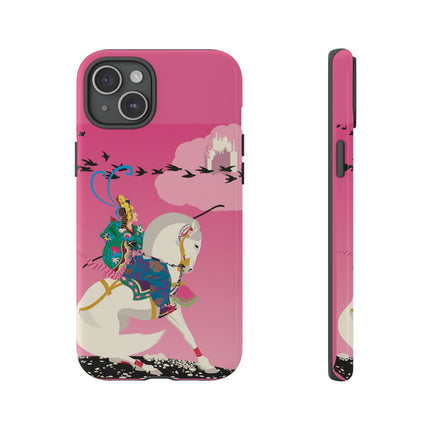 Samurai Princess on the White Steed Phone Case – Epic Grace & Mythic Power
