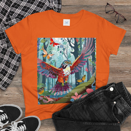 A Colorful Raptor Cotton Tee