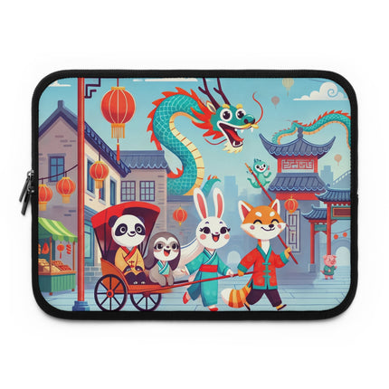The Little Dragon and Friends Laptop Sleeve – Friendship, Adventure & Storybook Charm