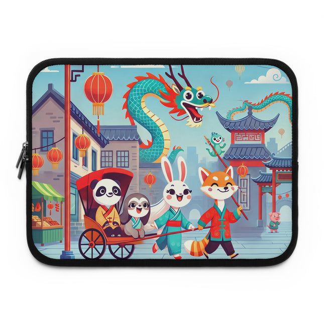 The Little Dragon and Friends Laptop Sleeve – Friendship, Adventure & Storybook Charm