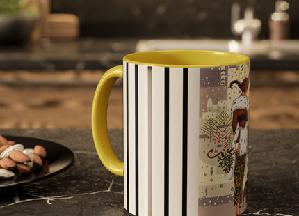 Wrapped in Elegance Colorful Mugs (11oz, 15oz)