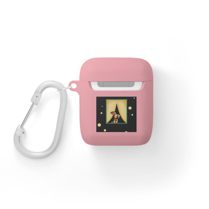 Playful Paws At The Window – Vintage Art AirPods Case