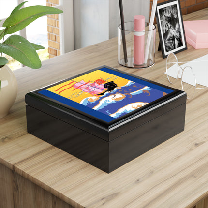 Golden Seas and Whimsical Dreams Jewelry Box