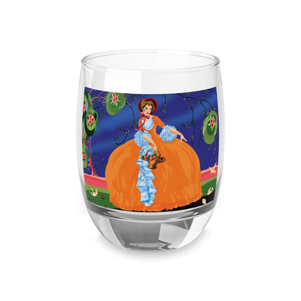 Spring Whispers Whiskey Glass