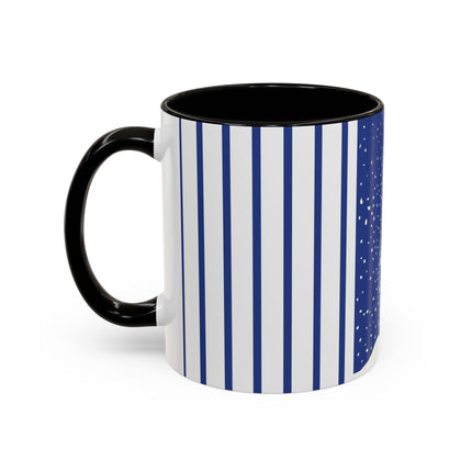 Snowman in Falling Snow Colorful Mugs (11oz, 15oz)