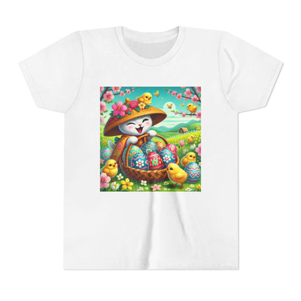 Geisha Kitten’s Easter Delight Youth Short Sleeve Tee