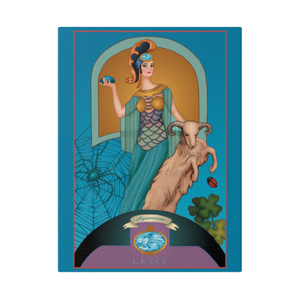 March & Aquamarine – Sofia Chiostri’s Oceanic Gem Portrait