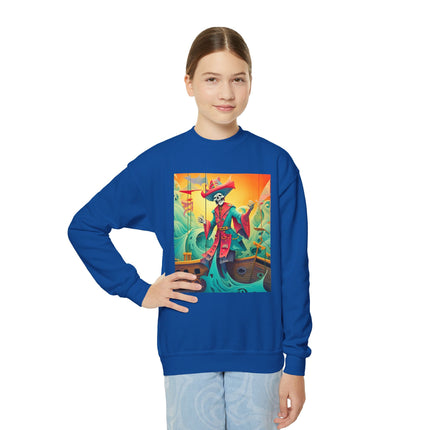 Skeleton Crew of the Misty Seas Youth Crewneck Sweatshirt