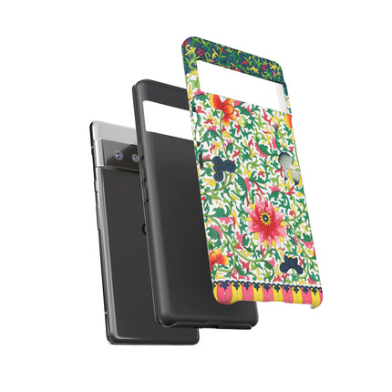 Colorful Floral Pattern by Owen Jones Phone Cases