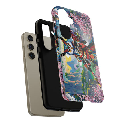 Cyberpunk Samurai Owl Phone Cases