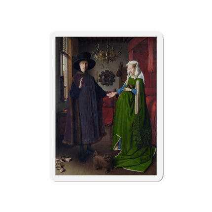 Arnolfini Portrait by Jan Van Eyck Die-Cut Magnets (5 Sizes)