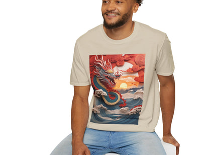 Stormbound Dragon Garment-Dyed T-shirt Softstyle T-Shirt