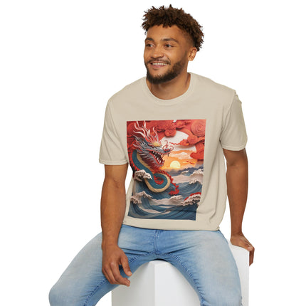 Stormbound Dragon Garment-Dyed T-shirt Softstyle T-Shirt