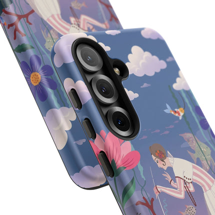 🐠🌸 The Enchanted Aquarium Garden Phone Case – Art Deco Underwater Fantasy