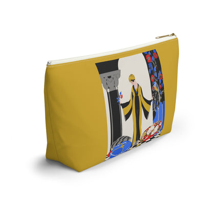 Art Deco Flapper Cosmetic Bag – Elegant Glamour & Timeless Style