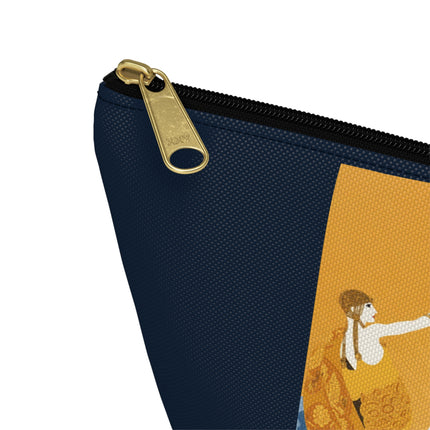 Falcon Mistress Cosmetic Bag – Art Deco Power & Golden Freedom