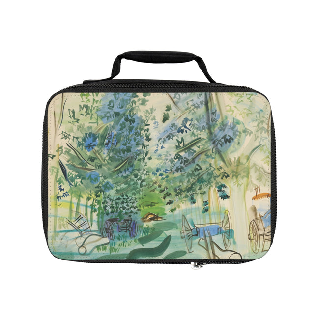 Les Charrettes à Montsaunès by Raoul Dufy Lunch Bag – Vibrant Forest & Fauvist Joy