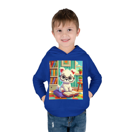 Little Scholar Pup Toddler Pullover Fleece Hoodie