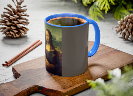 Mona Lisa by Leonardo da Vinci Colorful Mugs (11oz, 15oz)