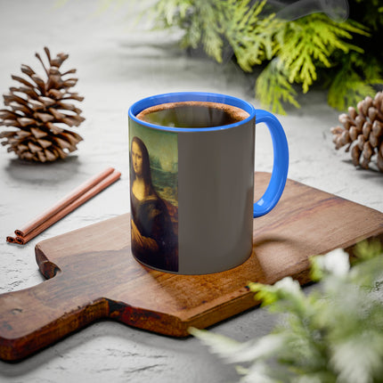 Mona Lisa by Leonardo da Vinci Colorful Mugs (11oz, 15oz)
