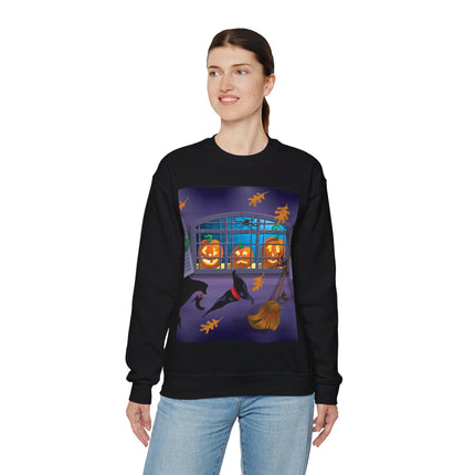Whimsical Halloween Mischief Unisex Heavy Blend™ Crewneck Sweatshirt