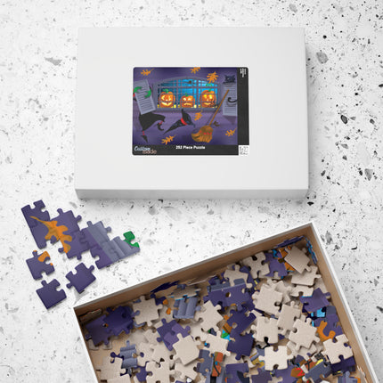 Whimsical Halloween Mischief Puzzle (110, 252, 520, 1014-piece)