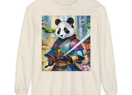 Cyberpunk Samurai Garment-dyed Long Sleeve T-Shirt