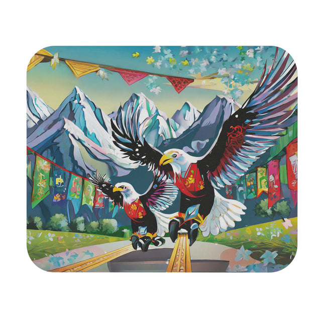 Eagle Skater Mouse Pad, Rectangle