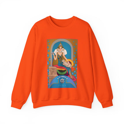 April & Diamond (from the Gem Series) by Sofia Chiostri Heavy Blend™ Crewneck Sweatshirt