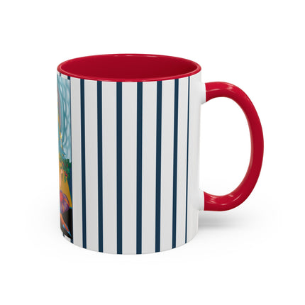 Art Deco Christmas Elegance Colorful Mugs (11oz, 15oz)