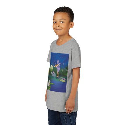 Fairy on a Dragonfly by Ida Rentoul Outhwaite Youth Short Sleeve Tee
