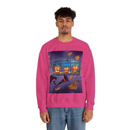 Whimsical Halloween Mischief Unisex Heavy Blend™ Crewneck Sweatshirt