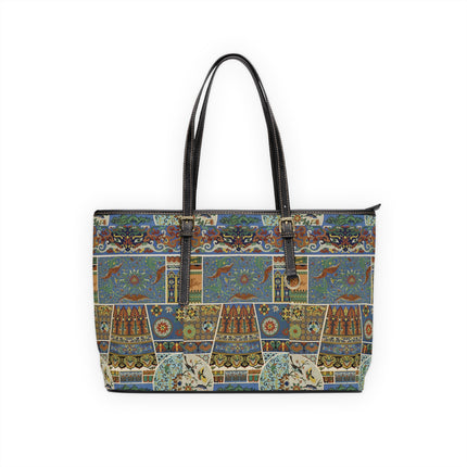 Chinois et Japonais by Auguste Racinet PU Leather Shoulder Bag