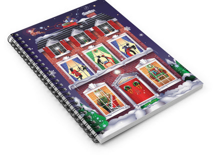 A Christmas Eve Celebration Spiral Notebook - Ruled Line