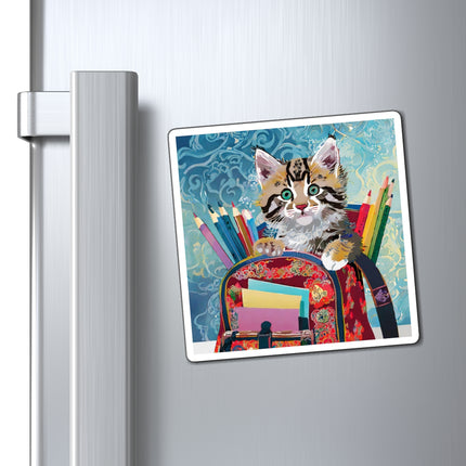 Whiskered Wanderings Magnets (3 Sizes)