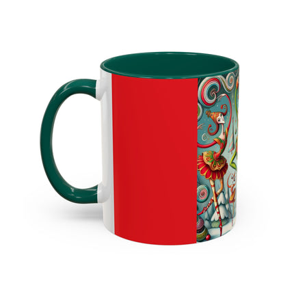 Christmas Ballet of the Absurd Colorful Mugs (11oz, 15oz)