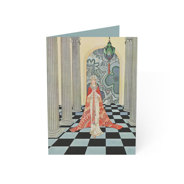 Cadmus Beheld a Female Figure by Virginia Frances Sterrett Greeting Cards (1, 10, 30, and 50pcs)