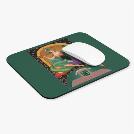 May & Emerald (from the Gem Series) by Sofia Chiostri Mouse Pad, Rectangle