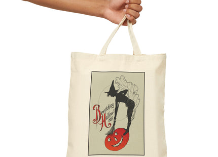 Bewitching Halloween Cotton Canvas Tote Bag