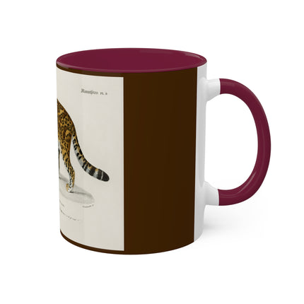 Jaguar by Charles Dessalines D' Orbigny Colorful Mugs, 11oz