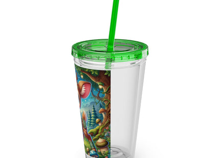 Fawn Defender Sunsplash Tumbler with Straw, 16oz