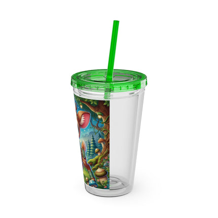 Fawn Defender Sunsplash Tumbler with Straw, 16oz
