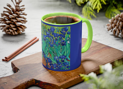 Irises by Vincent Van Gogh Colorful Mugs (11oz, 15oz)