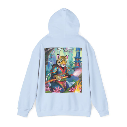 Cyberpunk Leopard – Heavy Blend™ Hooded Sweatshirt