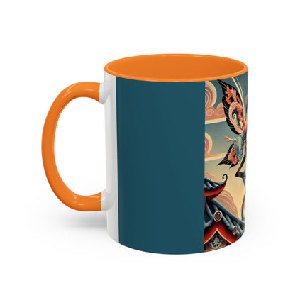 Dragon Fairy of the Temple Colorful Mugs (11oz, 15oz)