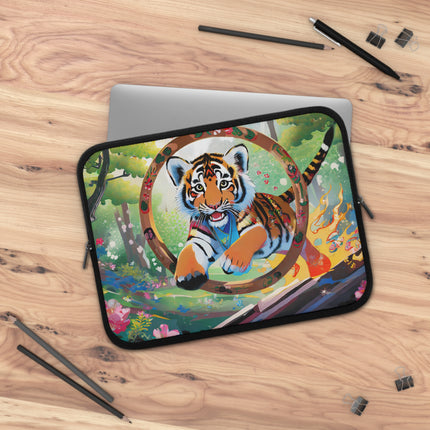 Majestic Tiger Cub Laptop Sleeve
