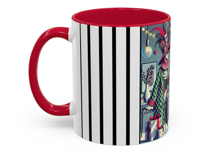 Whimsical Christmas Tea Party Colorful Mugs (11oz, 15oz)