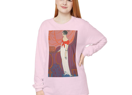 L’Entracte by Georges Lepape Garment-dyed Long Sleeve T-Shirt