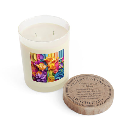 The Graceful Freesia Scented Candle - Full Glass, 11oz - The White Tea & Fig, The Lavender & Sage, and The Ocean Mist & Moss
