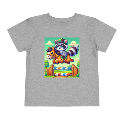 Raccoon Rider Toddler Short Sleeve Tee